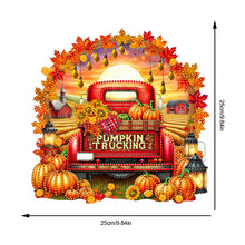 Load image into Gallery viewer, Fall Truck 2D Flat DIY Diamond Art Pendant Diamond Painting Set for Wall Window

