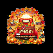 Load image into Gallery viewer, Fall Truck 2D Flat DIY Diamond Art Pendant Diamond Painting Set for Wall Window
