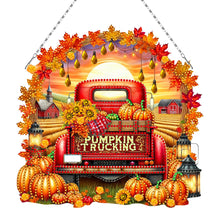 Load image into Gallery viewer, Fall Truck 2D Flat DIY Diamond Art Pendant Diamond Painting Set for Wall Window

