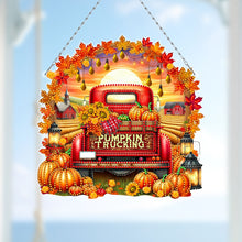 Load image into Gallery viewer, Fall Truck 2D Flat DIY Diamond Art Pendant Diamond Painting Set for Wall Window

