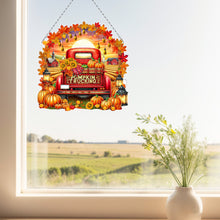Load image into Gallery viewer, Fall Truck 2D Flat DIY Diamond Art Pendant Diamond Painting Set for Wall Window
