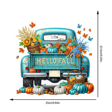 Load image into Gallery viewer, Fall Truck 2D Flat DIY Diamond Art Pendant Diamond Painting Set for Wall Window
