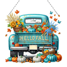 Load image into Gallery viewer, Fall Truck 2D Flat DIY Diamond Art Pendant Diamond Painting Set for Wall Window
