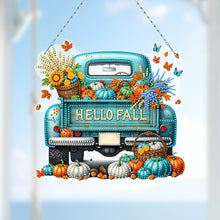 Load image into Gallery viewer, Fall Truck 2D Flat DIY Diamond Art Pendant Diamond Painting Set for Wall Window
