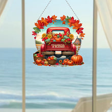 Load image into Gallery viewer, Fall Truck 2D Flat DIY Diamond Art Pendant Diamond Painting Set for Wall Window
