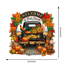 Load image into Gallery viewer, Fall Truck 2D Flat DIY Diamond Art Pendant Diamond Painting Set for Wall Window
