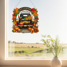 Load image into Gallery viewer, Fall Truck 2D Flat DIY Diamond Art Pendant Diamond Painting Set for Wall Window
