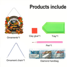 Load image into Gallery viewer, Fall Truck 2D Flat DIY Diamond Art Pendant Diamond Painting Set for Wall Window
