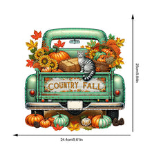 Load image into Gallery viewer, Fall Truck 2D Flat DIY Diamond Art Pendant Diamond Painting Set for Wall Window

