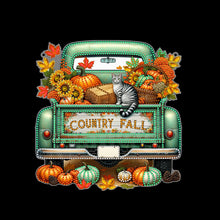 Load image into Gallery viewer, Fall Truck 2D Flat DIY Diamond Art Pendant Diamond Painting Set for Wall Window
