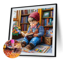 Load image into Gallery viewer, Diamond Painting - Full Round - Cute Child (40*40CM)
