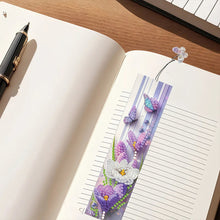 Load image into Gallery viewer, 3Pcs Flowers Butterfly Ladybugs DIY Diamond Painting Bookmark for Reading Lovers
