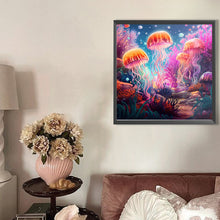 Load image into Gallery viewer, AB Diamond Painting - Full Round - Jellyfish (40*40CM)
