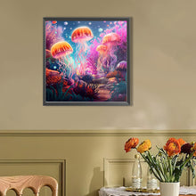 Load image into Gallery viewer, AB Diamond Painting - Full Round - Jellyfish (40*40CM)
