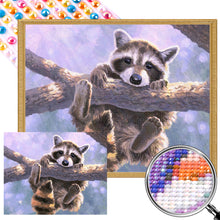 Load image into Gallery viewer, AB Diamond Painting - Full Round - Cute Raccoon (50*40CM)
