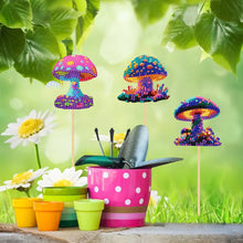 Load image into Gallery viewer, 6Pcs DIY Stakes Diamond Painting Kits Diamond Art Kits for Beginners (Mushroom)
