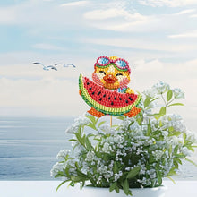 Load image into Gallery viewer, 6Pcs DIY Stakes Diamond Painting Kits Diamond Art Kits (Watermelon Animal)
