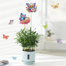 Load image into Gallery viewer, 6Pcs DIY Stakes Diamond Painting Kits Diamond Art Kits (Butterfly Flower)
