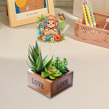 Load image into Gallery viewer, 6Pcs DIY Stakes Diamond Painting Kits Diamond Art Kits (Summer Animals)
