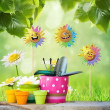 Load image into Gallery viewer, 6Pcs DIY Stakes Diamond Painting Kits Diamond Art Kits for Beginners (Sunflower)
