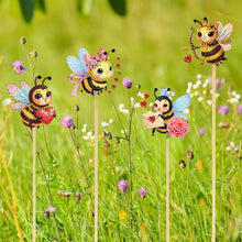 Load image into Gallery viewer, 6Pcs DIY Stakes Diamond Painting Kits Diamond Art Kits for Beginners (Bee)
