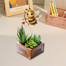 Load image into Gallery viewer, 6Pcs DIY Stakes Diamond Painting Kits Diamond Art Kits for Beginners (Bee)
