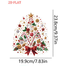 Load image into Gallery viewer, 2D Flat Christmas Tree Print DIY Diamond Painting Tabletop Ornaments Decorations
