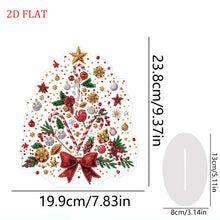 Load image into Gallery viewer, 2D Flat Christmas Tree Print DIY Diamond Painting Tabletop Ornaments Decorations
