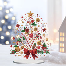 Load image into Gallery viewer, 2D Flat Christmas Tree Print DIY Diamond Painting Tabletop Ornaments Decorations
