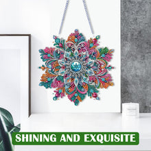 Load image into Gallery viewer, Winter Snowflake 2D Flat DIY Special Shape iamond Art Kits Wall Door Decor

