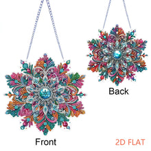 Load image into Gallery viewer, Winter Snowflake 2D Flat DIY Special Shape iamond Art Kits Wall Door Decor

