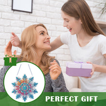 Load image into Gallery viewer, Winter Snowflake 2D Flat DIY Special Shape iamond Art Kits Wall Door Decor
