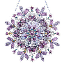 Load image into Gallery viewer, Winter Snowflake 2D Flat DIY Special Shape iamond Art Kits Wall Door Decor
