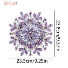 Load image into Gallery viewer, Winter Snowflake 2D Flat DIY Special Shape iamond Art Kits Wall Door Decor
