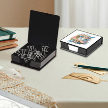 Load image into Gallery viewer, Leather Flower Bird Diamond Painting Notecard Box with 160 Sheets of Paper
