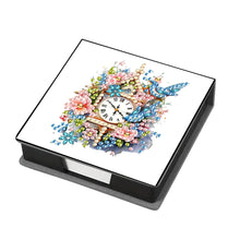 Load image into Gallery viewer, Leather Flower Bird Diamond Painting Notecard Box with 160 Sheets of Paper
