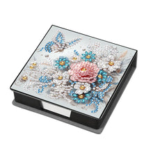 Load image into Gallery viewer, Leather Flower Diamond Painting Notecard Box with 160 Sheets of Paper for Adults
