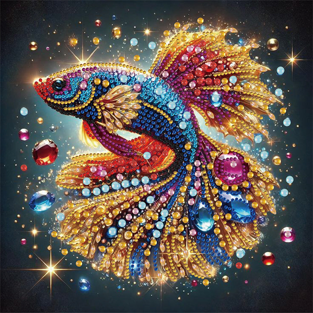 Diamond Painting - Partial Special Shaped - Fish (30*30CM)
