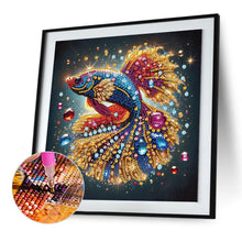 Load image into Gallery viewer, Diamond Painting - Partial Special Shaped - Fish (30*30CM)

