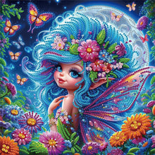 Load image into Gallery viewer, Diamond Painting - Partial Special Shaped - Butterfly Elf (30*30CM)
