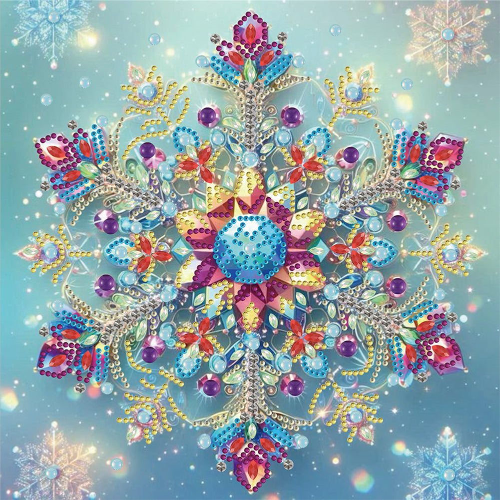 Diamond Painting - Partial Special Shaped - Mandala (30*30CM)