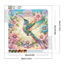 Load image into Gallery viewer, Diamond Painting - Partial Special Shaped - Hummingbird (30*30CM)
