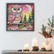 Load image into Gallery viewer, Diamond Painting - Partial Special Shaped - Owl (30*30CM)
