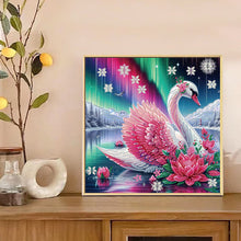 Load image into Gallery viewer, Diamond Painting - Partial Special Shaped - Swan (30*30CM)
