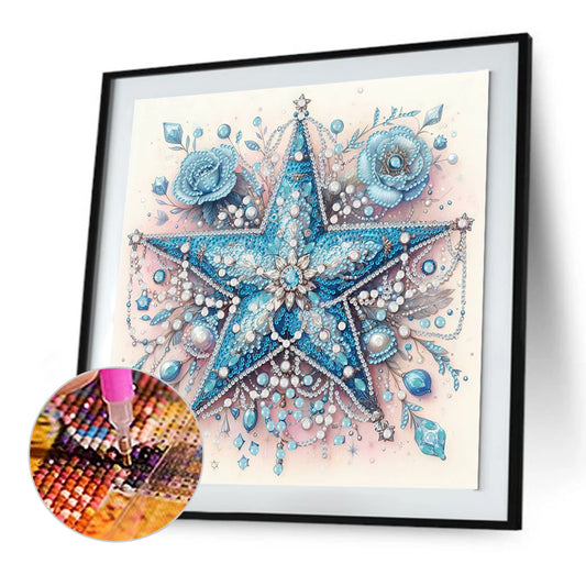 Diamond Painting - Partial Special Shaped - Pentacle (30*30CM)