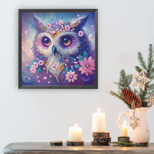 Load image into Gallery viewer, Diamond Painting - Partial Special Shaped - Owl (30*30CM)
