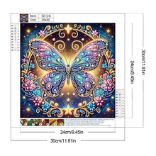 Load image into Gallery viewer, Diamond Painting - Partial Special Shaped - Butterfly (30*30CM)

