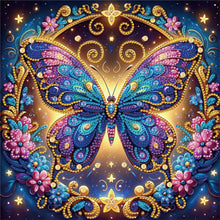 Load image into Gallery viewer, Diamond Painting - Partial Special Shaped - Butterfly (30*30CM)
