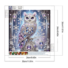 Load image into Gallery viewer, Diamond Painting - Partial Special Shaped - Owl (30*30CM)
