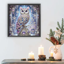 Load image into Gallery viewer, Diamond Painting - Partial Special Shaped - Owl (30*30CM)
